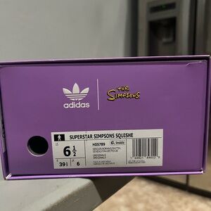 Adidas The Simpsons Purple Shoe Box